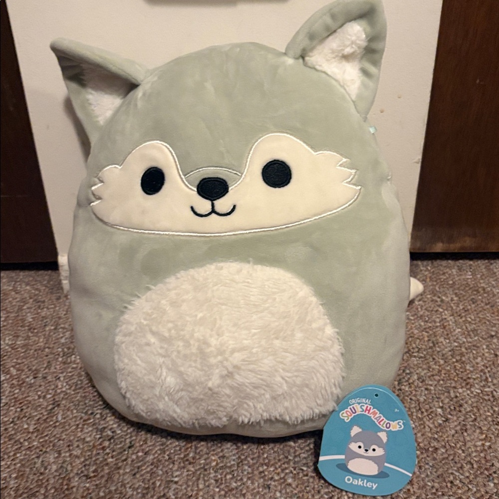Oakley Gray and White Squishmallow - Picture 2 of 6